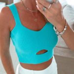 Blusa Cropped Tricot Lily Azul (2)