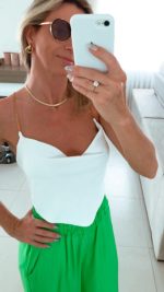 Cropped Corrente Branco Daiana